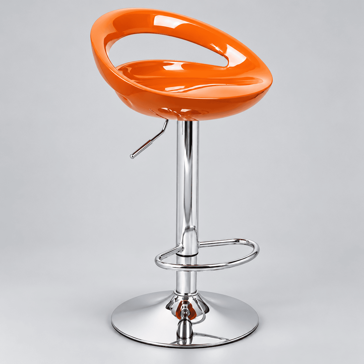 Orange Adjustable Bar Stool for Event Lounge | Dreamlike